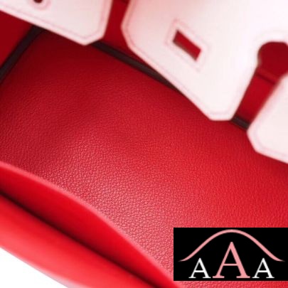 HERMES BIRKIN 25 HANDBAG 3Q PINK SAKURA AND Q5 ROUGE CASAQUE TOGO GHW-2.jpg