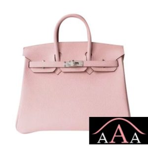 HERMES BIRKIN 25 HANDBAG 3Q PINK SAKURA TOGO SHW-1.jpg