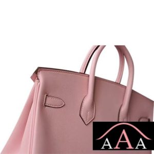 HERMES BIRKIN 25 HANDBAG 3Q ROSE SAKURA SWIFT GHW-6.jpg
