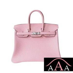 HERMES BIRKIN 25 HANDBAG 3Q ROSE SAKURA TOGO SHW-1.jpg