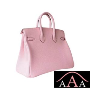 HERMES BIRKIN 25 HANDBAG 3Q ROSE SAKURA TOGO SHW-4.jpg