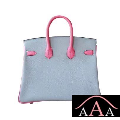 HERMES BIRKIN 25 HANDBAG 4Z GRIS MOUETTE AND 8W ROSE AZALEE EPSOM SHW-2.jpg