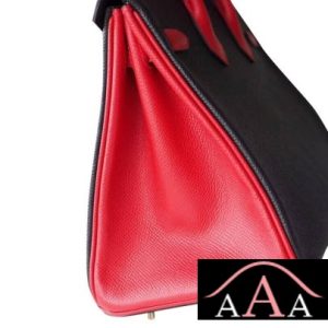 HERMES BIRKIN 25 HANDBAG 89 NOIR AND Q5 ROUGE CASAQUE AND 3Q PINK SAKURA EPSOM GHW-5.jpg