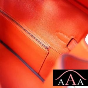 HERMES BIRKIN 25 HANDBAG 8V ORANGE POPPY TOGO SHW-2.jpg