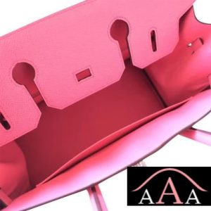 HERMES BIRKIN 25 HANDBAG 8W ROSE AZALEE EPSOM SHW-6.jpg