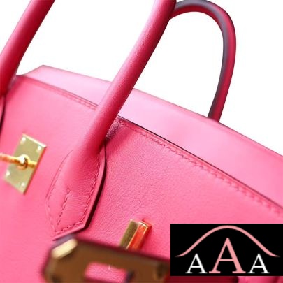 HERMES BIRKIN 25 HANDBAG 8W ROSE AZALEE SWIFT GHW-2.jpg
