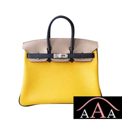 HERMES BIRKIN 25 HANDBAG 9H SOLEIL AND S2 TRENCH AND 89 NOIR CLEMENCE SHW-1.jpg