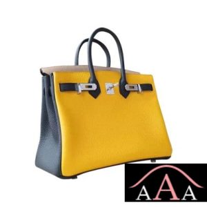 HERMES BIRKIN 25 HANDBAG 9H SOLEIL AND S2 TRENCH AND 89 NOIR CLEMENCE SHW-3.jpg