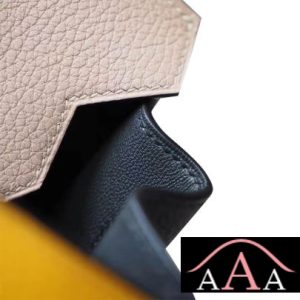 HERMES BIRKIN 25 HANDBAG 9H SOLEIL AND S2 TRENCH AND 89 NOIR CLEMENCE SHW-5.jpg