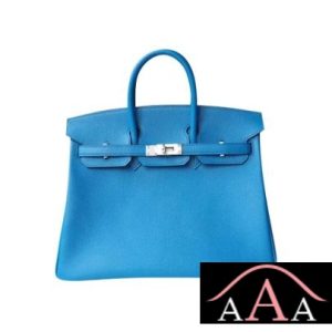 HERMES BIRKIN 25 HANDBAG B3 BLUE ZANZIBAR TOGO SHW-1.jpg