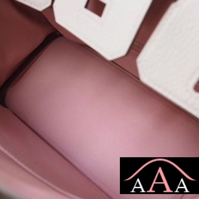 HERMES BIRKIN 25 HANDBAG CC10 CRAIE AND 3Q ROSE SAKURA TOGO GHW-2.jpg