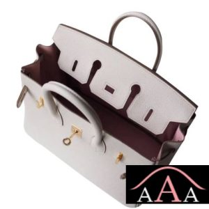 HERMES BIRKIN 25 HANDBAG CC10 CRAIE AND 3Q ROSE SAKURA TOGO GHW-6.jpg