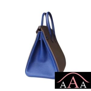 HERMES BIRKIN 25 HANDBAG CC18 ETOUPE AND CK7T BLUE ELECTRIC TOGO SHW-4.jpg