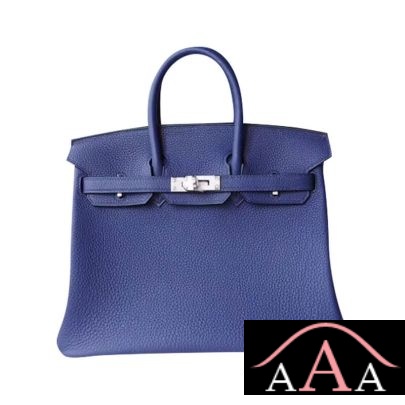 HERMES BIRKIN 25 HANDBAG CC73 BLUE SAPHIR TOGO SHW-1.jpg