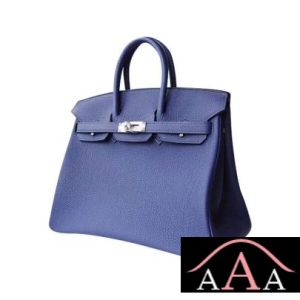 HERMES BIRKIN 25 HANDBAG CC73 BLUE SAPHIR TOGO SHW-3.jpg