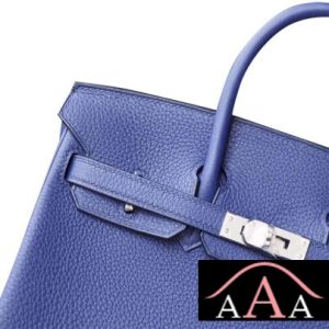 HERMES BIRKIN 25 HANDBAG CC73 BLUE SAPHIR TOGO SHW-6.jpg