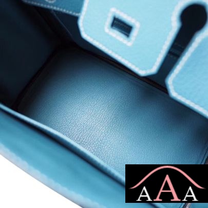 HERMES BIRKIN 25 HANDBAG CC75 BLUE JEAN TOGO SHW-2.jpg