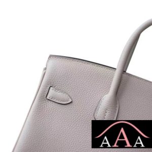 HERMES BIRKIN 25 HANDBAG CC81 GRIS TOURTERELLE TOGO SHW-4.jpg