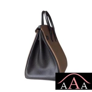 HERMES BIRKIN 25 HANDBAG CK18 ETOUPE AND 89 NOIR EPSOM GHW-3.jpg