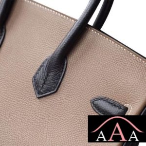 HERMES BIRKIN 25 HANDBAG CK18 ETOUPE AND 89 NOIR EPSOM GHW-5.jpg