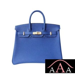 HERMES BIRKIN 25 HANDBAG CK7T BLUE ELECTRIC TOGO GHW-1.jpg
