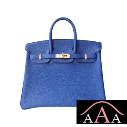 HERMES BIRKIN 25 HANDBAG CK7T BLUE ELECTRIC TOGO GHW-1.jpg