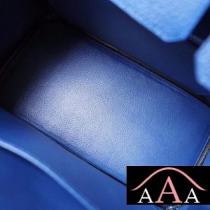 HERMES BIRKIN 25 HANDBAG CK7T BLUE ELECTRIC TOGO GHW-2.jpg