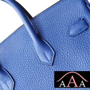 HERMES BIRKIN 25 HANDBAG CK7T BLUE ELECTRIC TOGO GHW-6.jpg