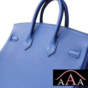 HERMES BIRKIN 25 HANDBAG CK7T BLUE ELECTRIC TOGO SHW-6.jpg