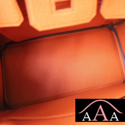 HERMES BIRKIN 25 HANDBAG CK93 ORANGE TOGO GHW-2.jpg