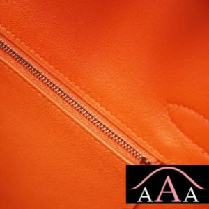 HERMES BIRKIN 25 HANDBAG CK93 ORANGE TOGO SHW-6.jpg