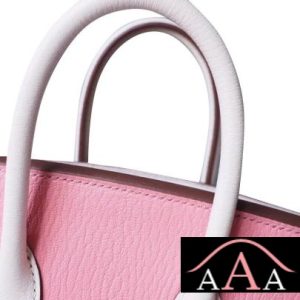 HERMES BIRKIN 25 HANDBAG FUSCHIA PINK AND ROSE CONFETTI AND CRAIE CHEVERE GHW-5.jpg