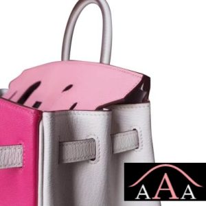 HERMES BIRKIN 25 HANDBAG FUSCHIA PINK AND ROSE CONFETTI AND CRAIE CHEVERE GHW-6.jpg