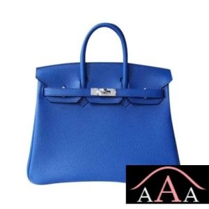 HERMES BIRKIN 25 HANDBAG I7 BLUE ZELLIGE TOGO SHW-1.jpg