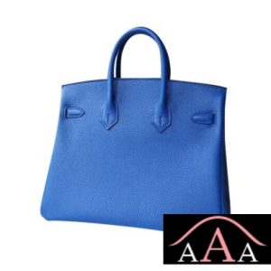 HERMES BIRKIN 25 HANDBAG I7 BLUE ZELLIGE TOGO SHW-3.jpg