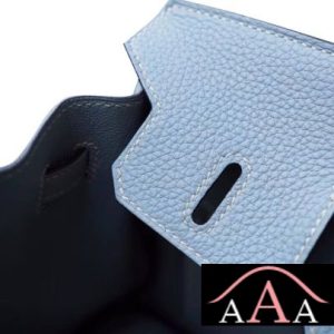 HERMES BIRKIN 25 HANDBAG J7 BLEU LIN TOGO GHW-2.jpg