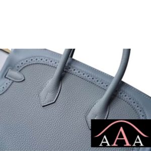 HERMES BIRKIN 25 HANDBAG J7 BLEU LIN TOGO SHW-6.jpg