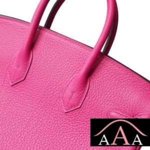 HERMES BIRKIN 25 HANDBAG L3 ROSE PURPLE TOGO SHW-6.jpg