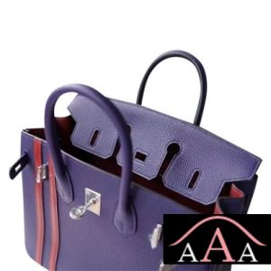 HERMES BIRKIN 25 HANDBAG M3 BLUE ENCRE AND CK57 BORDEAUX TOGO SHW-5.jpg