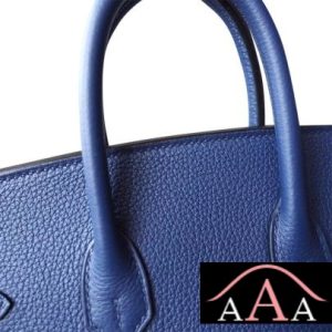 HERMES BIRKIN 25 HANDBAG M3 BLUE ENCRE TOGO GHW-4.jpg