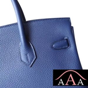 HERMES BIRKIN 25 HANDBAG M3 BLUE ENCRE TOGO GHW-5.jpg