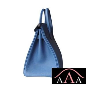 HERMES BIRKIN 25 HANDBAG R2 BLUE AGATE TOGO SHW-4.jpg