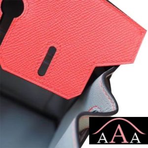 HERMES BIRKIN 25 HANDBAG S5 ROUGE TOMATE AND 4Z GRIS MOUETTE EPSOM GHW-2.jpg