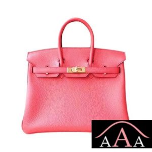 HERMES BIRKIN 25 HANDBAG T5 ROSE JAIPUR TOGO GHW-1.jpg