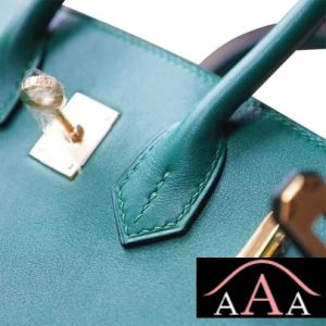 HERMES BIRKIN 25 HANDBAG U4 VERT VERTIGO SWIFT GHW-5.jpg