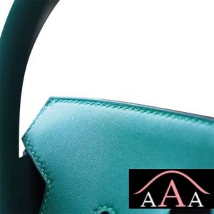 HERMES BIRKIN 25 HANDBAG U4 VERT VERTIGO SWIFT GHW-6.jpg