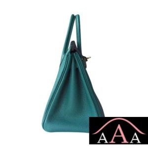 HERMES BIRKIN 25 HANDBAG Z6 MALACHITE TOGO GHW-3.jpg