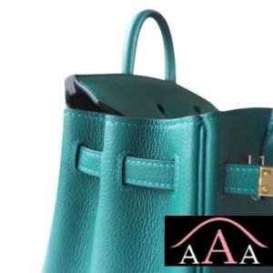HERMES BIRKIN 25 HANDBAG Z6 MALACHITE TOGO GHW-5.jpg