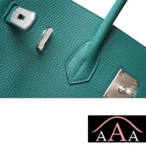 HERMES BIRKIN 25 HANDBAG Z6 MALACHITE TOGO SHW-5.jpg