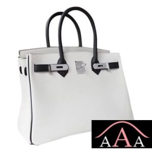 HERMES BIRKIN 30 BAG 01 BLANC AND 89 NOIR TOGO SHW-3.jpg
